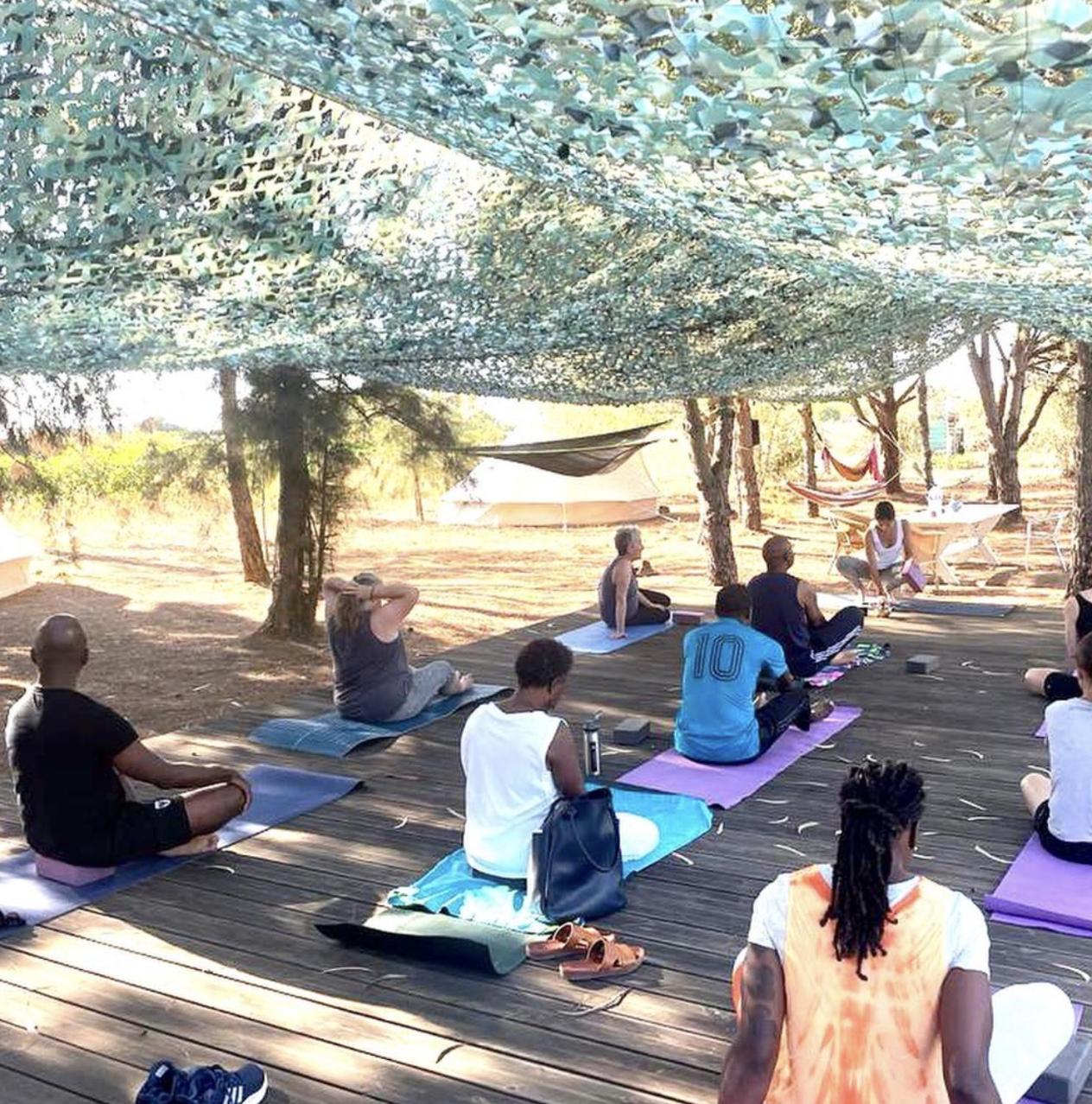 Glamping On Organic Yoga Farm With Natural Swimming Pool Near Beach Moncarapacho Exteriör bild