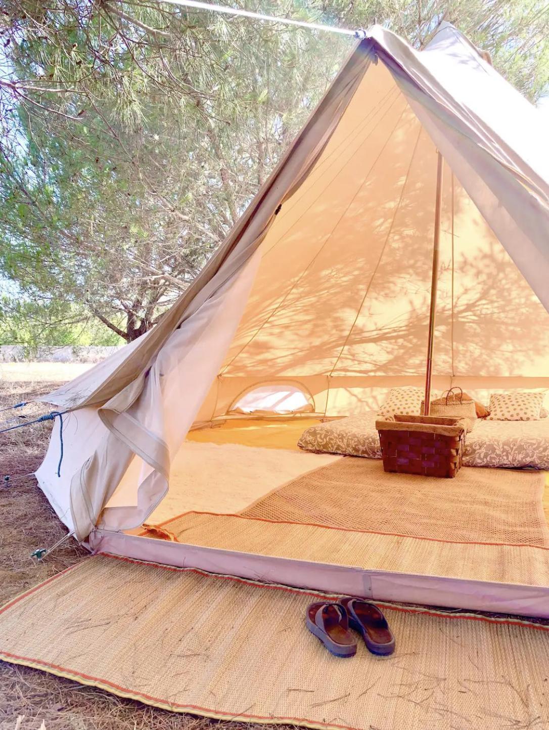 Glamping On Organic Yoga Farm With Natural Swimming Pool Near Beach Moncarapacho Exteriör bild