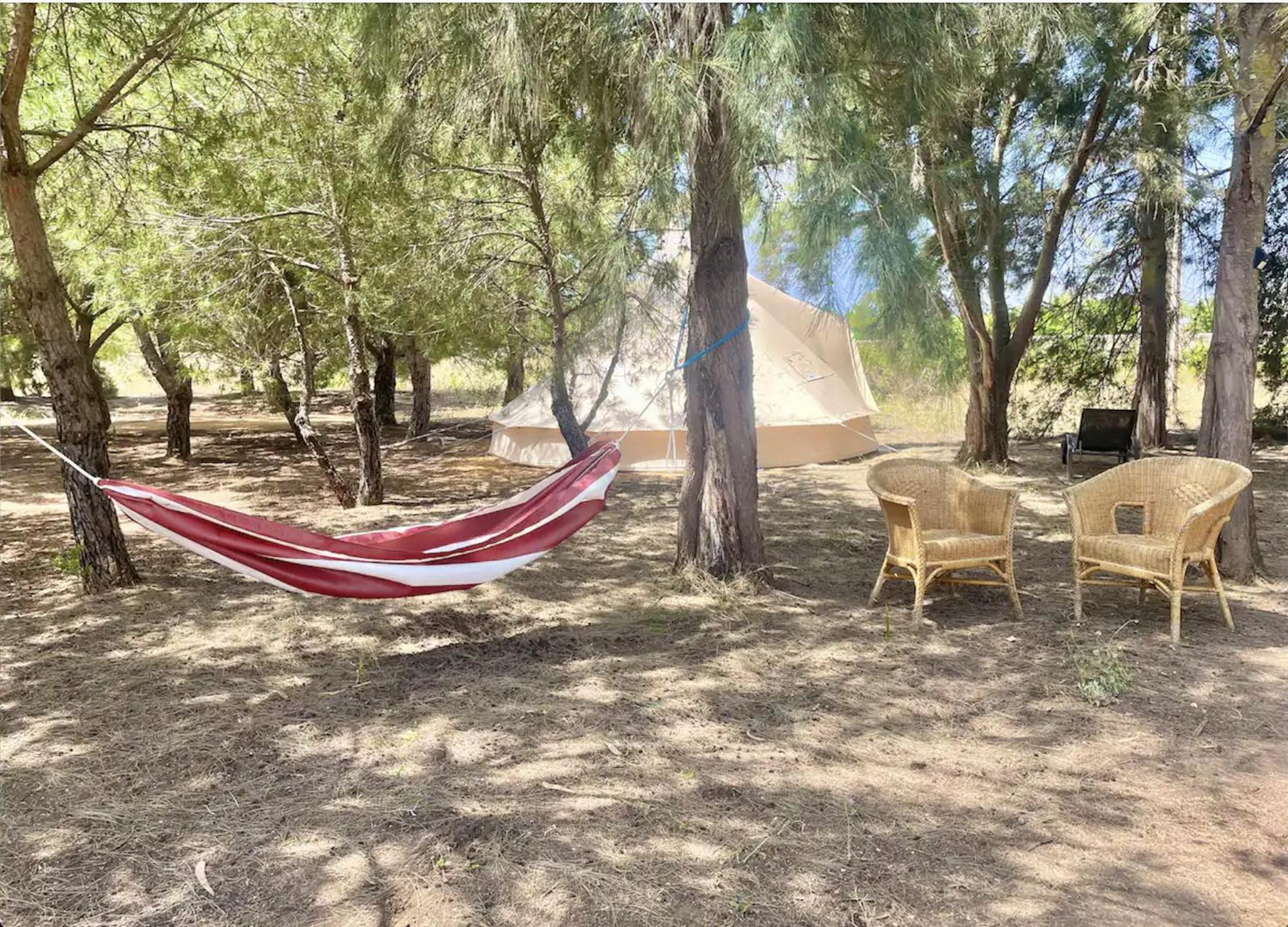 Glamping On Organic Yoga Farm With Natural Swimming Pool Near Beach Moncarapacho Exteriör bild