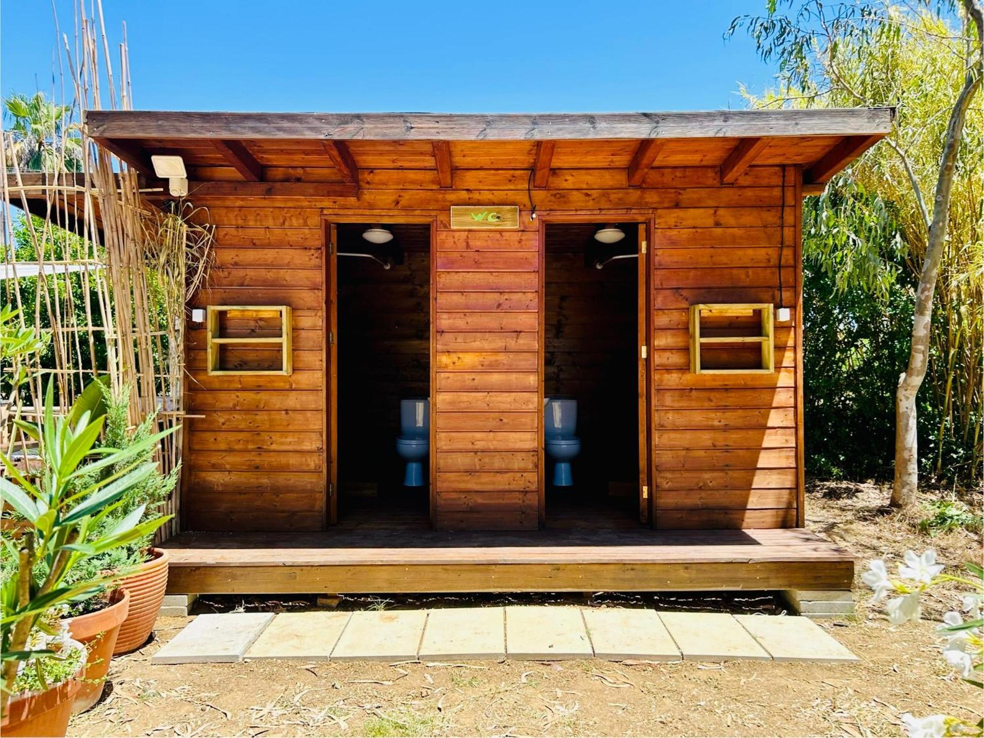 Glamping On Organic Yoga Farm With Natural Swimming Pool Near Beach Moncarapacho Exteriör bild